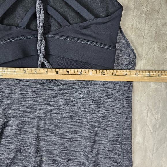 Lululemon Twist And Toil Tank 4 Luon Lightweight Layered Running Athletic Gym - Picture 7 of 9